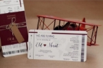 Uçak bileti davetiye resimleri	