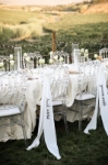 Bride & Groom sandalye kurdelesi resmi