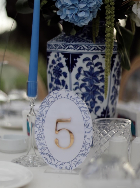 Blue Blanc Masa Numaratörü resmi