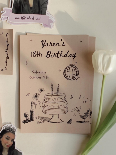 Aphelia Birthday Card resmi