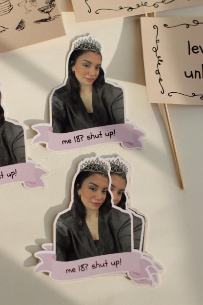 Eğlenceli Portre Kart resmi