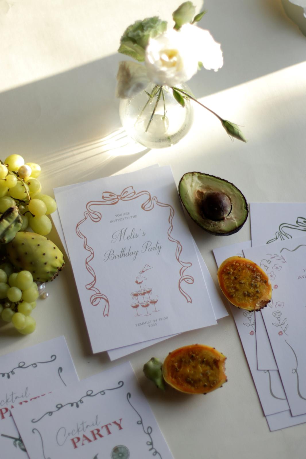 Party Card - Davetiyen