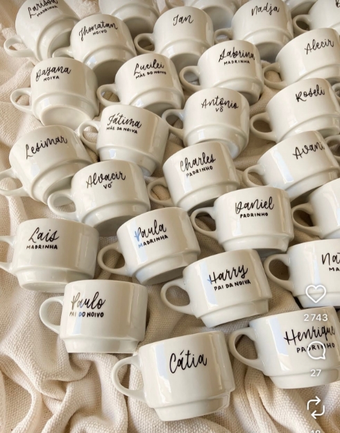 Özel İsimli Espresso Bardağı  resmi