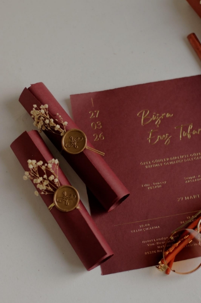 Bordo Ferman Davetiye resmi