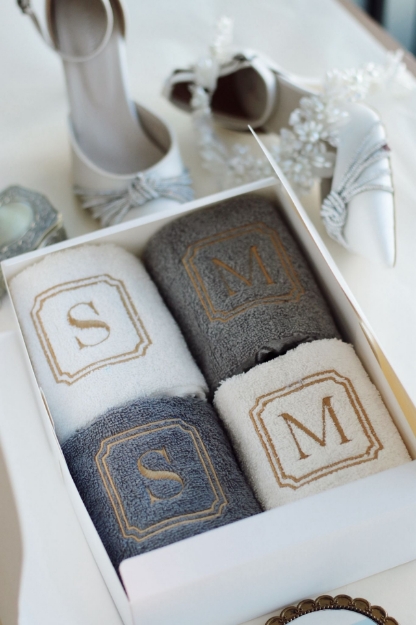 4'lü Nakışlı Havlu resmi