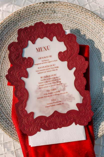 Amore Menü Kartı resmi