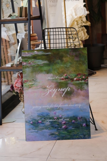 Water Lilies Karşılama Panosu resmi
