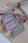 Watercolor Masa Kartı resmi
